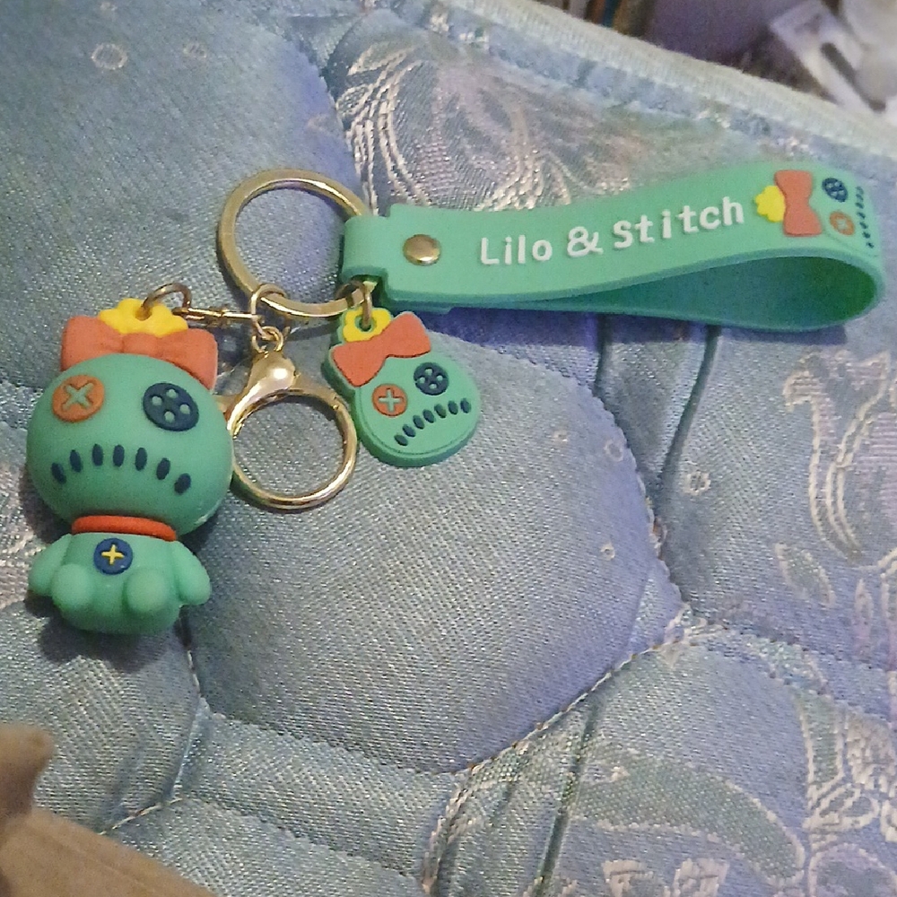 Disney Lilo & Stitch Teal Keychain